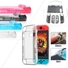 for Nintendo Switch Joy-Con Clear Shockproof Protective Hard Case Cover Shell