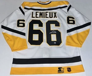 Mario Lemieux signed Pittsburgh Penguins Starter jersey autographed Beckett COA - Picture 1 of 6