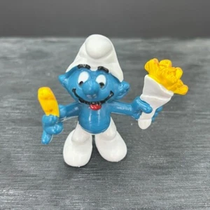 Schlümpfe 20131 Pommes Frites Schlumpf Sack Pommes Vintage Figur PVC Schleich Figur - Bild 1 von 6