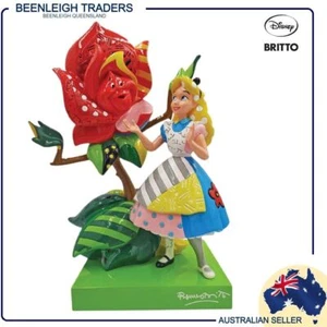 Britto DISNEY ALICE IN WONDERLAND 70th Anniversary Figurine 6008524 Brand New - Picture 1 of 10