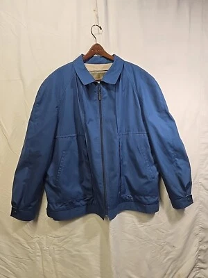 CHAQUETA BOMBER LONDON FOG RECORTADA Azul con Forro Extraíble Gris Foto 1 de 4