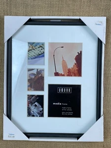 UMBRA Media 5 Photo Collage for 3x3 and 2x1.5 Photos Frame CHARCOAL * NIP - Picture 1 of 2