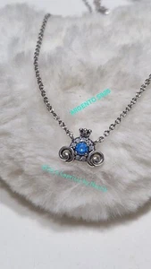 Collana Donna Ciondolo Carrozza Di Cenerentola ARGENTO 925 - Foto 1 di 3
