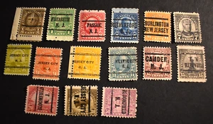 13 - 1922 US Stamps Scott Nos. 551-570 Precancels - Used - New Jersey. a - Picture 1 of 6