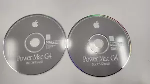 (2) Apple 2002 PowerBook G4 Disks, Mac OS 9 Install & Applications 9.2.1 / 10.1 - Picture 1 of 2