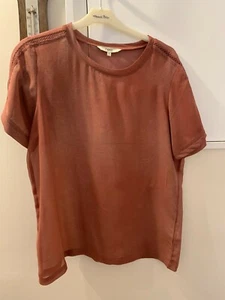 Pink top NEXT USED VGC size 12 short sleeves round neck - Picture 1 of 5