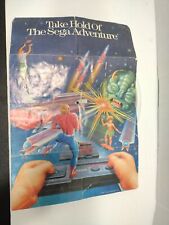 Sega Master System "Take Hold of The Sega Adventure" Poster! Authentic! Rare!