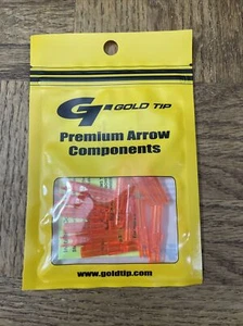 Gold Tip Premium Arrow Components Pink Nock Orange - Picture 1 of 3