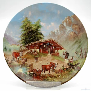 Seltmann Weiden Auf der Alm Christian Lückel Wandteller Zierteller *NEU* - Bild 1 von 3