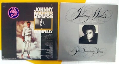 JOHNNY MATHIS x2 SEALED 2LPs: Heavenly/Faithfully & Silver Anniversary  a1487 - Image 1 of 4