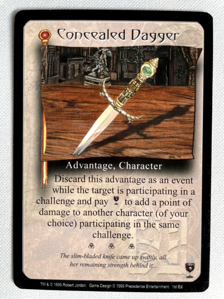 Concealed Dagger - Wheel of Time CCG - Premier - Image 1 of 1