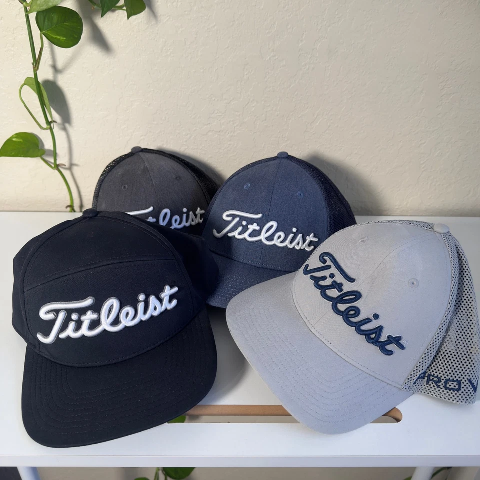 Lote de 4 sombreros Titleist lote Foto 1 de 4