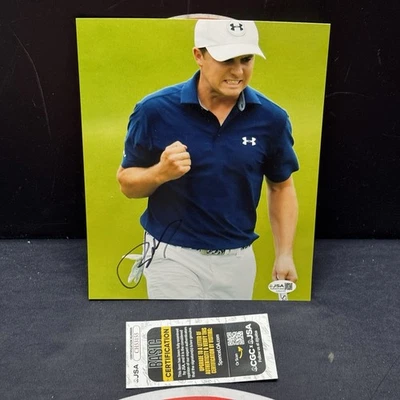 乔丹·斯皮思亲笔签名签名 8 x 10 照片高尔夫 JSA 正品证书签名 — 第 1/4 张图片