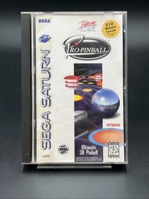 Pro Pinball Sega Saturn 1996 Complete with Manual Tested Working