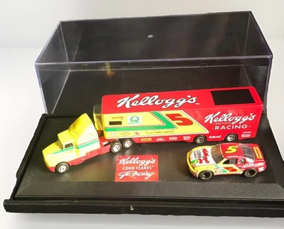 Rare Nascar #5 Terry Labonte Kellogg's Hauler & Car Diecast Matchbox Transporter - Image 1 of 4