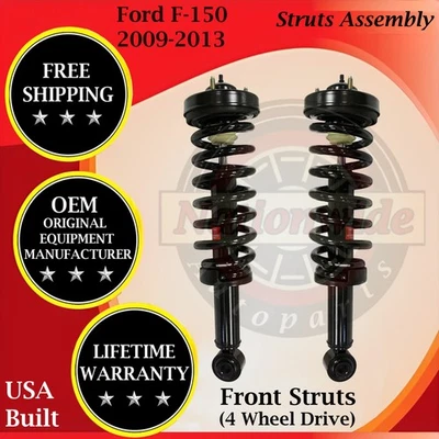 Monroe Genuine OEM Front Struts For 2009-2013 Ford F150 4WD Lifetime Warranty - Изображение 1 из 4