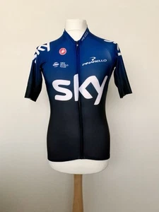 Sky 2019 worn by Owain Doull Ocean Rescue Castelli Tour de France Giro shirt - Picture 1 of 8