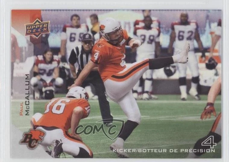 2014 Upper Deck CFL Paul McCallum #7 for sale | eBay