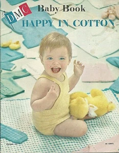 50's Knitting patterns Baby SHIRT PLAYSUIT BLANKET SWEATER PANTIES ROMPER BONNET - Picture 1 of 1