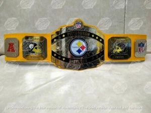 Neu individueller NFL Pittsburgh Steelers Nation Champion Gürtel Erwachsenengröße - Bild 1 von 4