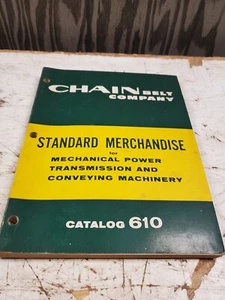 Chain Belt Co. Standard Merchandise Catalog 610 Chain Belt Co. Milwaukee 1957 - Picture 1 of 5