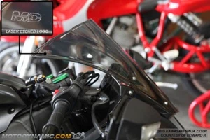 Motodynamic Race Series Windscreens Windshield Ninja ZX10R 2011-2015 SMOKE - Picture 1 of 7