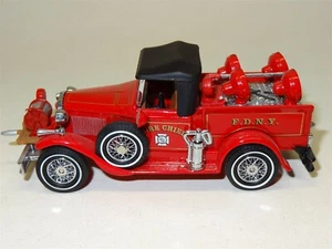 Matchbox 1993 Models Of Yesteryear 1930 Model A Ford Van Fire Chief F.D.N.Y. - Picture 1 of 5