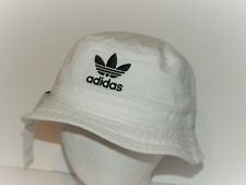 Adidas Originals Washed Boonie / Bucket Hat Trefoil Logo CM3933 White / Black