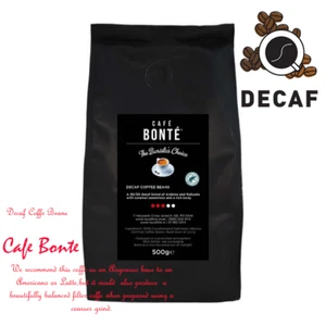 500gr Café Bonté Decaf Beans LONG EXIRY DATE 12-2026 (Decaf Coffee) UK - Picture 1 of 4