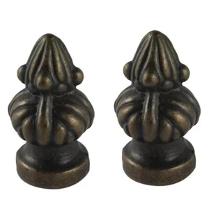 2-Pack Bronze Lamp Finial Cap Knobs for Lamp Shade 1-3/8 Inch Small Size - Picture 1 of 6