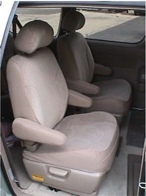 Durafit Seat Covers for 1998-2003 Toyota Sienna LE and XLE Middle Captain Chairs - Image 1 of 2