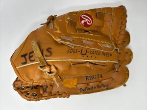 Rawlings RBG74 12 Inch Basket Web Glove - Deep Well Pocket - Derek Jeter - RHT - Picture 1 of 6