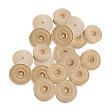  30 Pcs Crafts Wheels Supplies Mini for Unpainted Wooden Adults