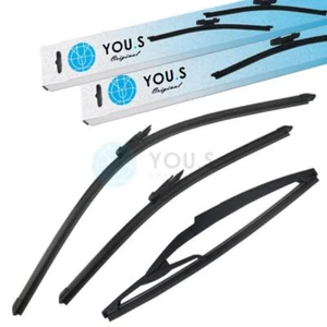 YOU.S Original SCHEIBENWISCHER SET VORNE+HINTEN für MERCEDES B-KLASSE W246 W242 - Picture 1 of 1