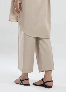 XS -S einfache beige hellbraune pakistanische indische Hose NUR für Kameez USA Verkäufer - Bild 1 von 2