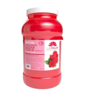 La Palm Spa Products Hot Oil Collagen Sugar Scrub 1 Gallon - Choose Options - Picture 1 of 13