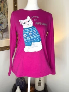 So Graphic Tee Girls Cotton Blend Pink Top Size 16 - Picture 1 of 6