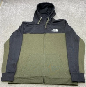 The North Face Hoodie Herren XL oliv schwarz Full Zip Taschen Drwastring 5675 - Bild 1 von 9