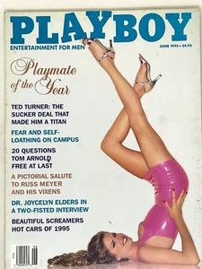 Playboy Magazine June 1995 ~ Playmate of the Year, Actor Tom Arnold- MINT - Picture 1 of 1