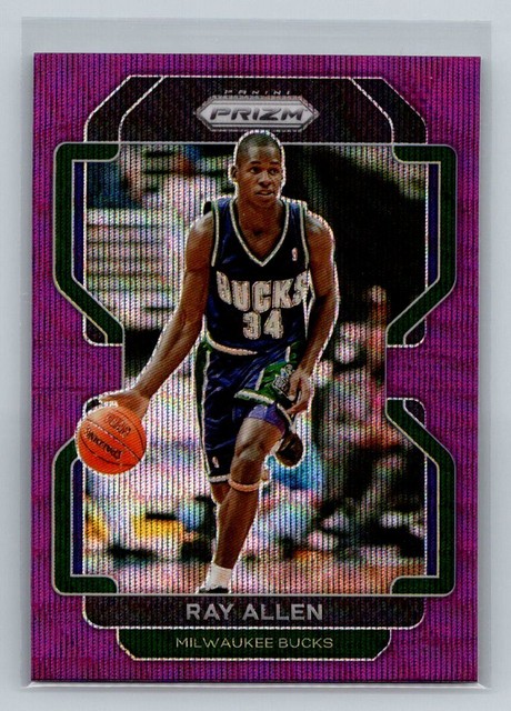 最高の品質の NBA Panini Ray Allen バスケットボール メモラビリア 10 ...