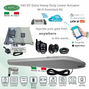 Italian Made APC Smart Gate Opener Low Voltage Electric Powered WiFi Control Kit - Picture 1 of 14