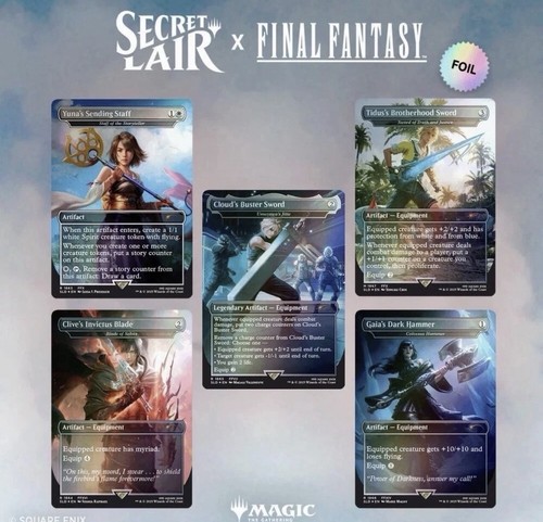MTG Secret Lair x Final Fantasy: Grimoire [Rainbow Foil] English