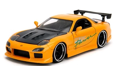 JADA TOYS, MAZDA RX-7 1993 giallo metallizzato - JDM TUNERS, 1/24,  JAD35957 - Immagine 1 di 4