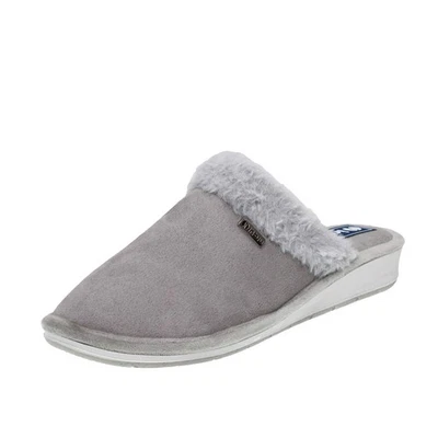 Inblu Pantofole Calde In Tessuto Argento - Taglia 36 [23.4cm] Scarpe Donna - Immagine 1 di 3