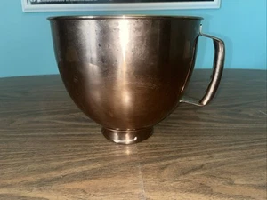 KitchenAid 5 Quart Testa Inclinabile Finitura Metallizzata Radiante Rame Acciaio Inox Ciotola - Foto 1 di 6