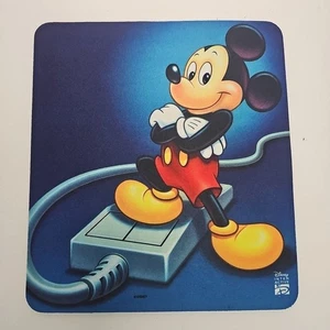 Vintage Disney Software Mouse Pad Featuring Mickey Mouse 8 X 8 Inches New No Tag - Picture 1 of 5