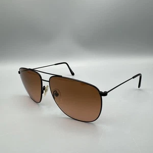 Serengeti 5311L Japan Corning Optics Black Metal Aviator Sunglasses - Picture 1 of 9