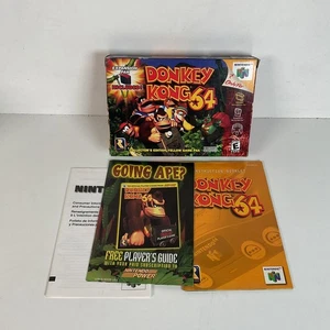 Donkey Kong 64 (Nintendo 64, 1999) Box, Manual & Inserts Only (No Game) - Picture 1 of 19
