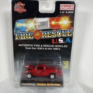 Racing Champions Fire & Rescue TRUCKEE, CA. FIRE DEPT '96 Dodge Ram SEALED NEW - Picture 1 of 6