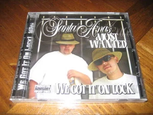 Chicano Rap CD SANTA ANA'S MOST WANTED We Got It On Lock - CASUAL Mr. Hype JOKER - Picture 1 of 2